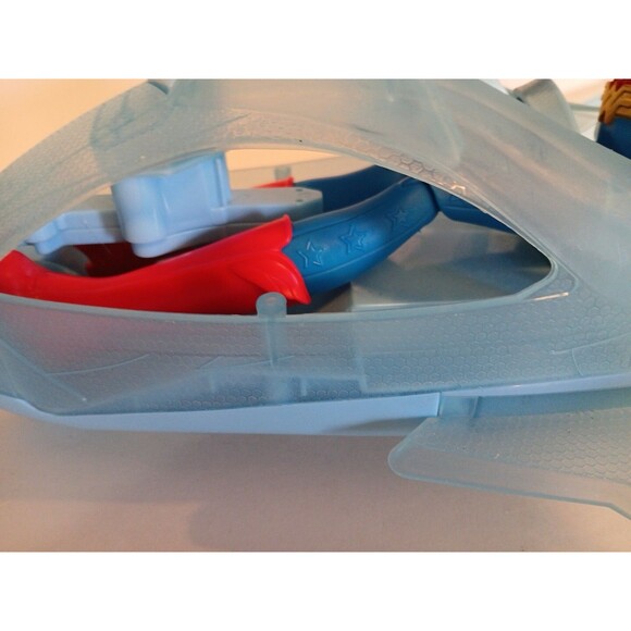 DC 12" Wonder Woman & 16"-20" Invisible Jet Plane Airplane Super Hero Girls 2016 - Picture 10 of 16